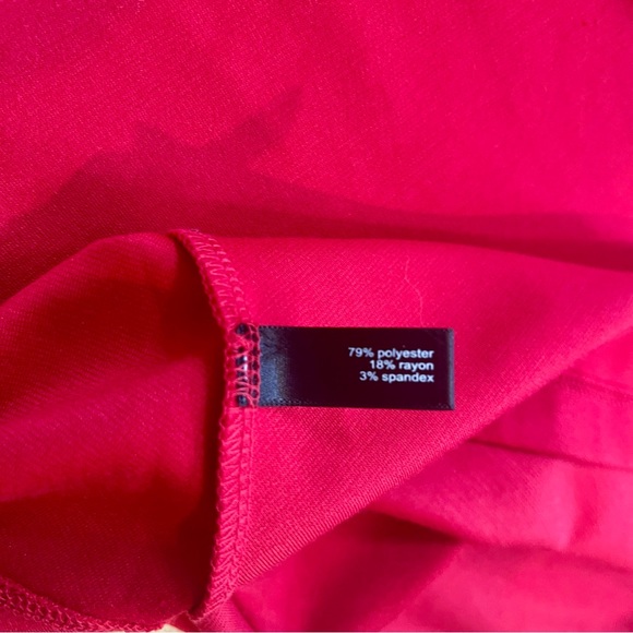 Women’s SZ S LIMITED LIPSTICK RED KNEE LENGTH A-LINE PULLOVER SKATER DRESS - Picture 14 of 17